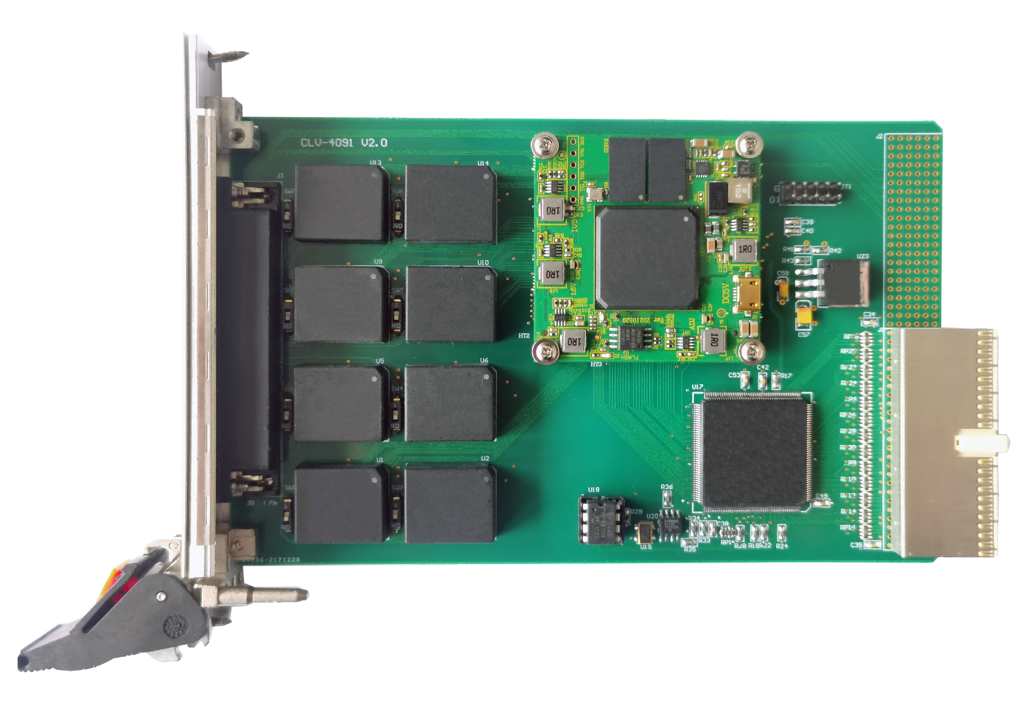 CLV-4091（CPCI 8通道隔离CAN通信板卡）